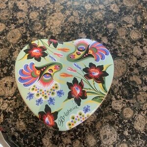 Brighton Heart-Shaped Floral Decor Box - Multicolor